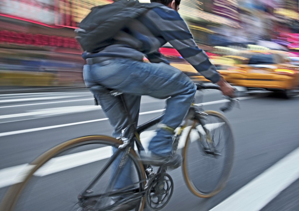 Andare in bici in città